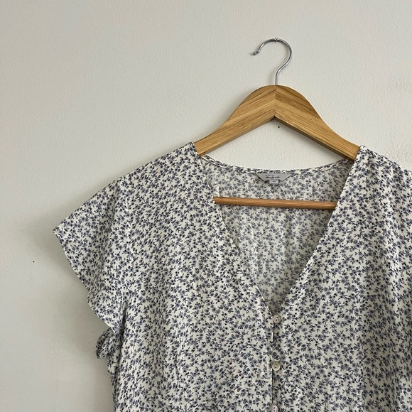 Rails Periwinkle Floral Button-Down Dress - Picture 4 of 6